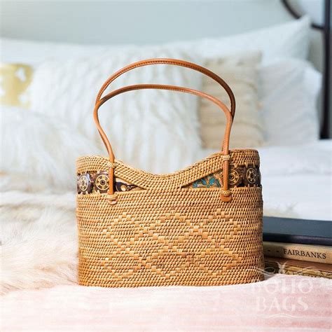 amerii rattan handbags.